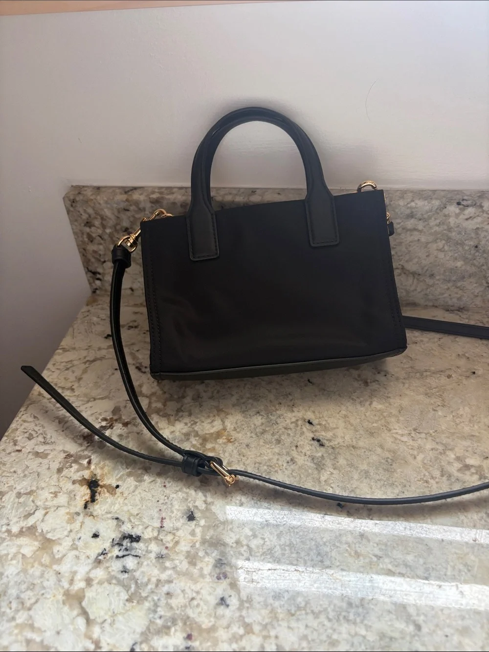 Tory Burch Black Mini Tote Crossbody